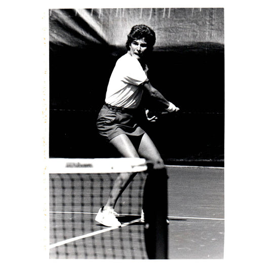 1984 Press Photo Women's Tennis Betsy Nagelsen McCormack US Open ~5x7" AD2-2