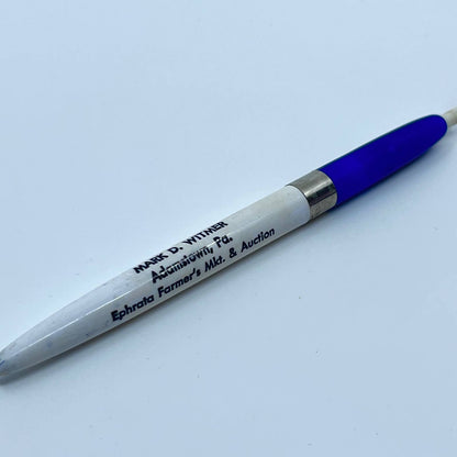 VTG Ballpoint Pen Mark D. Witmer Candies Adamstown PA Ephrata Farmers Market SC3