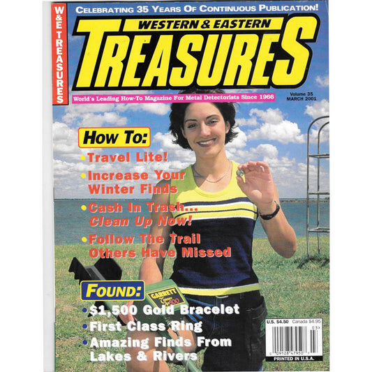 Western & Eastern Treasures Magazine - Treasure Hunting March 2001 M6