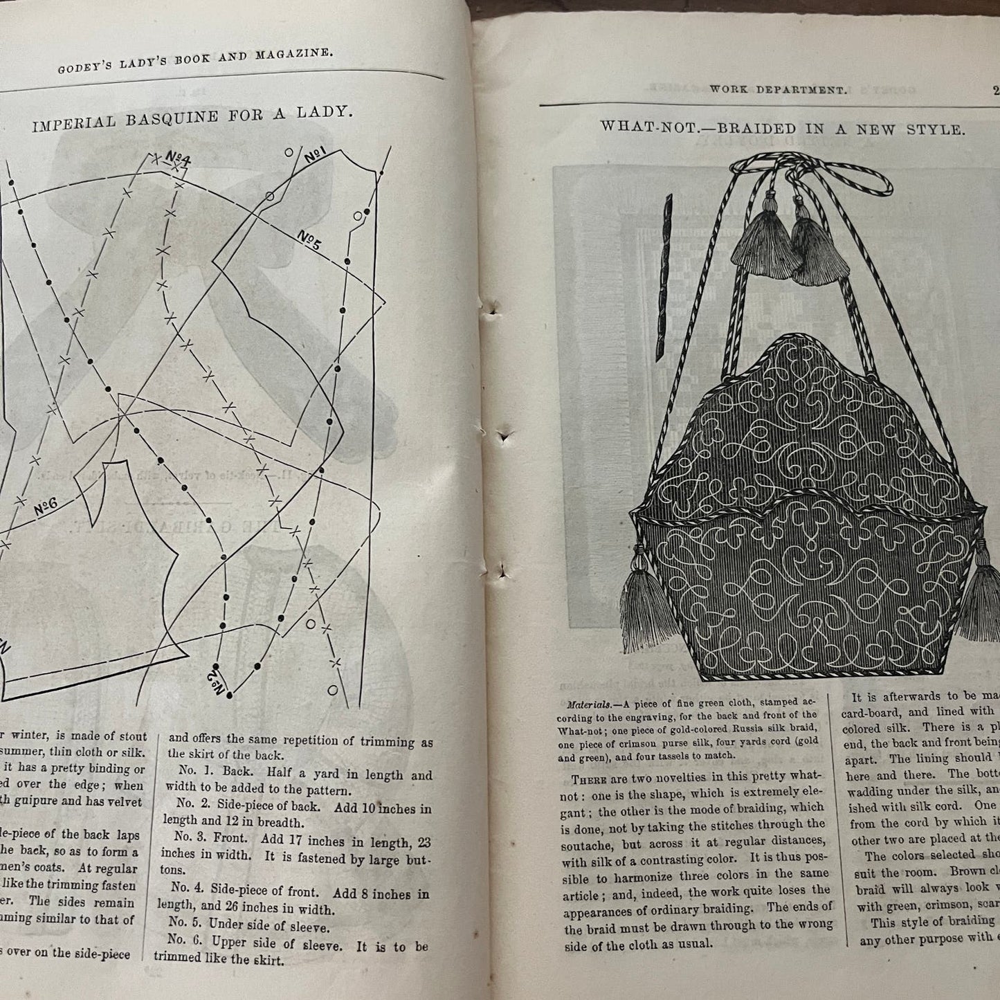 1861 Juvenile Fashions for March Engravings ~12 Pages Godey's Lady's Book D4-7