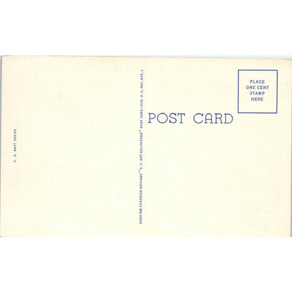 WWII United States Navy Recruiting Bureau - Original Postcard TJ7-RP1