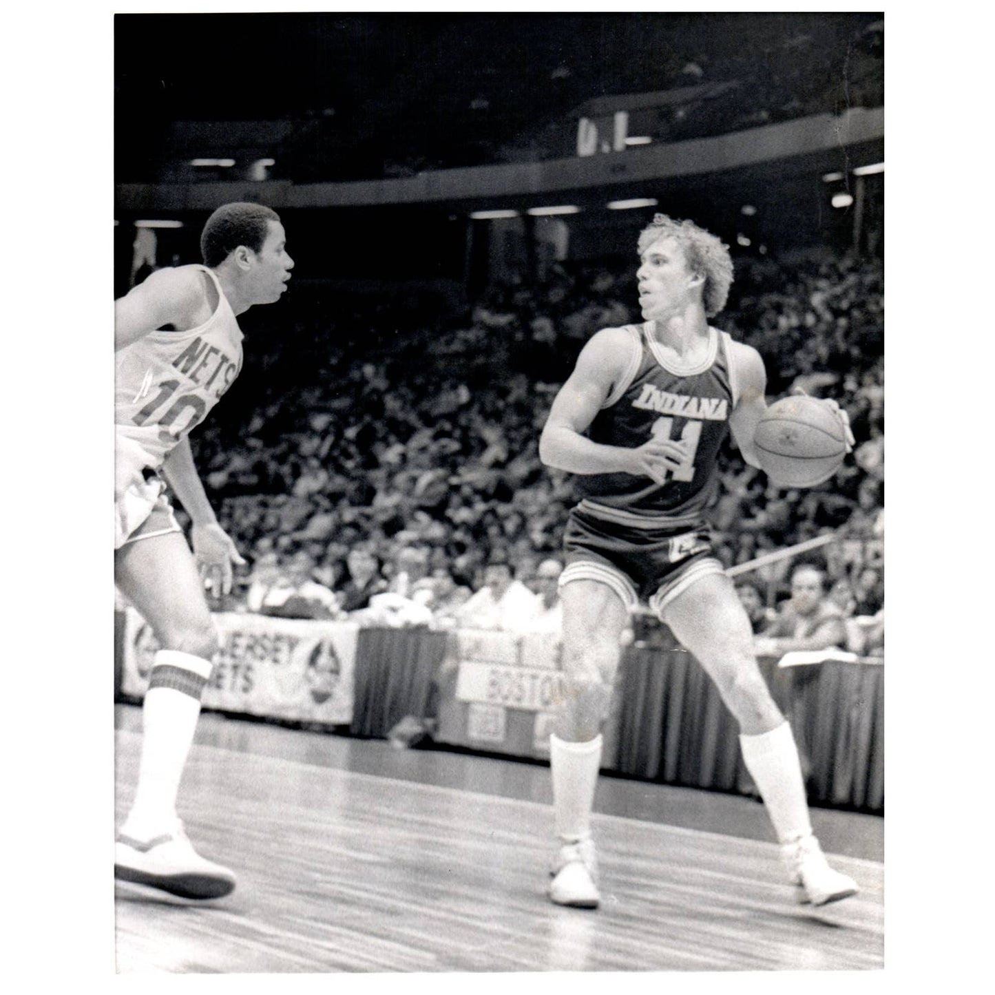 1983 Press Photo Basketball NBA Indiana Pacers Brook Steppe 8x10" AD3