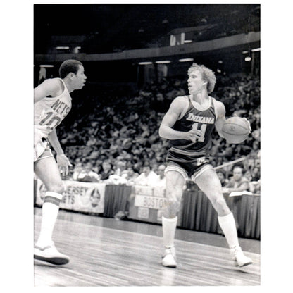 1983 Press Photo Basketball NBA Indiana Pacers Brook Steppe 8x10" AD3