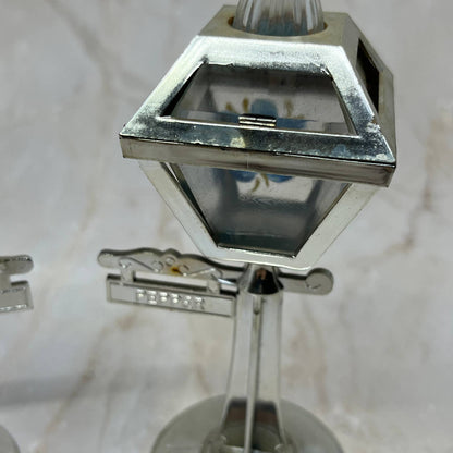 Celluloid Lamp Post Streetlight Salt Pepper Shakers Atlantic City NJ TC5-S1