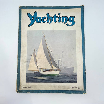 1935 March Yachting Magazine Handicap Racing Captain Jack Slocum TF7