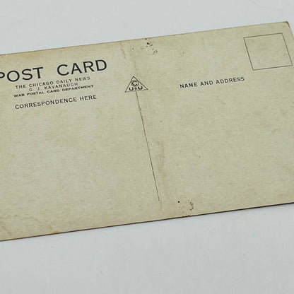 c1918 Postcard WWI Army Troops Wounded & Dying Germans Belleau Wood France PA9