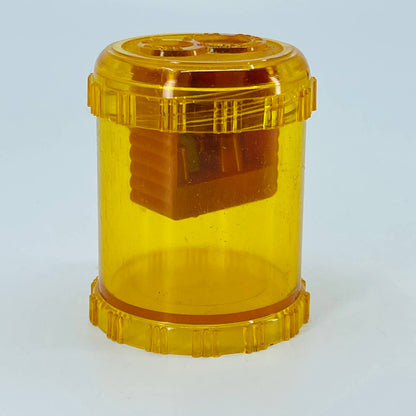 Vintage 1970s LO Yellow Acrylic Pencil Sharpener 2.5” TB6