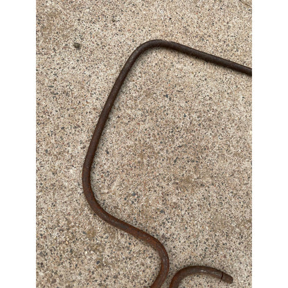 Vintage Rustic Primitive Metal Coping Saw Handle GS1