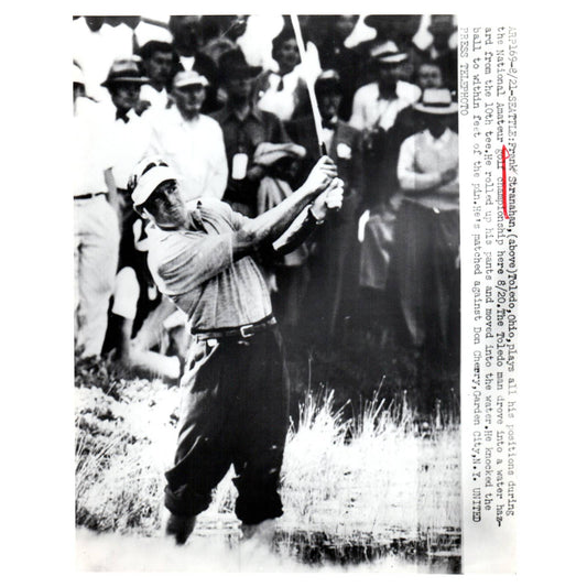 1952 Press Photo Golf Frank Stranahan National Amateur Championship 8x10" AD2