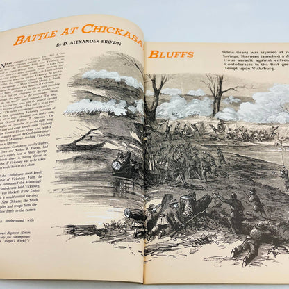 Vintage Civil War Times Illustrated July 1970 Battle at Chickasaw Bluffs