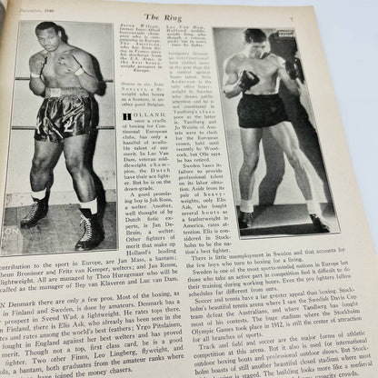 1949 Dec - The Ring Boxing Magazine – Sugar Ray Robinson Cover TA5