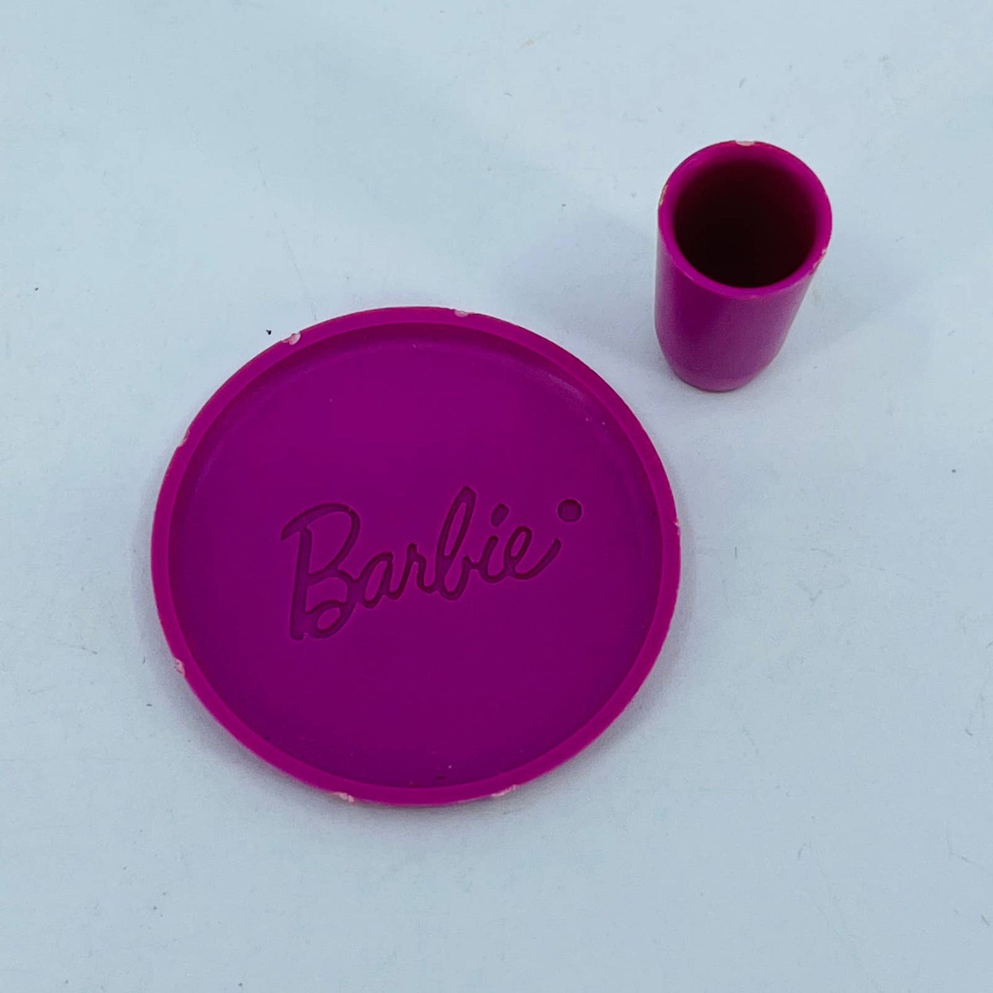 Vintage 1963 Barbie Go Together Purple Serving Tray & Cup SC3