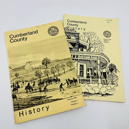 1986 & 1994 Cumberland County Carlisle Pennsylvania History Books Booklets TD5