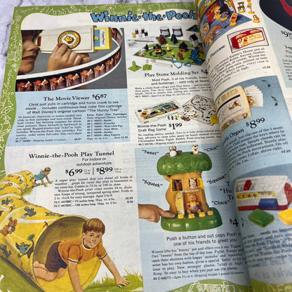 1973 Sears Wish Book Christmas Catalog Toys Barbie GI Joe Santa Gifts S3