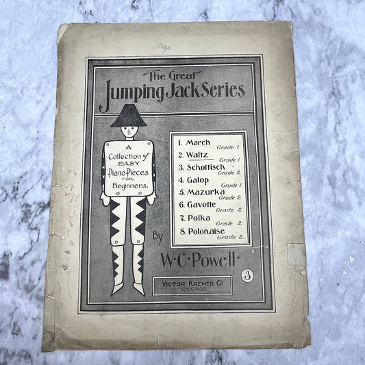 The Jumping Jack Series Waltz W.C. Powell 1901 Sheet Music TK2-SM2
