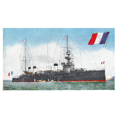 French Cruiser Victor Hugo - Original Postcard TJ8-5