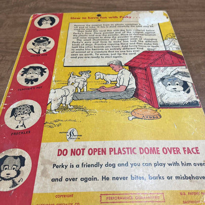 Vintage 1960 Doodle Poodle Magnetic Game Wooly Willy WORKS TB2