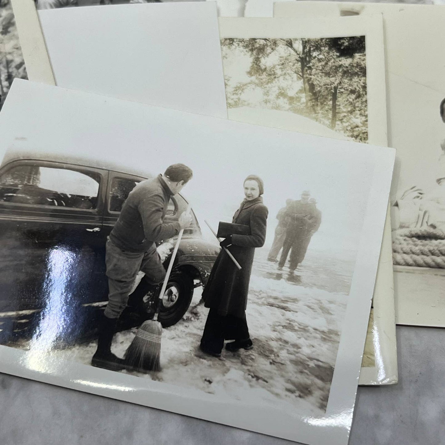 c1940 Photos VA Vacation Hollis & Margaret Mills, Roscoe & Myrtle Wright TJ9-PG1