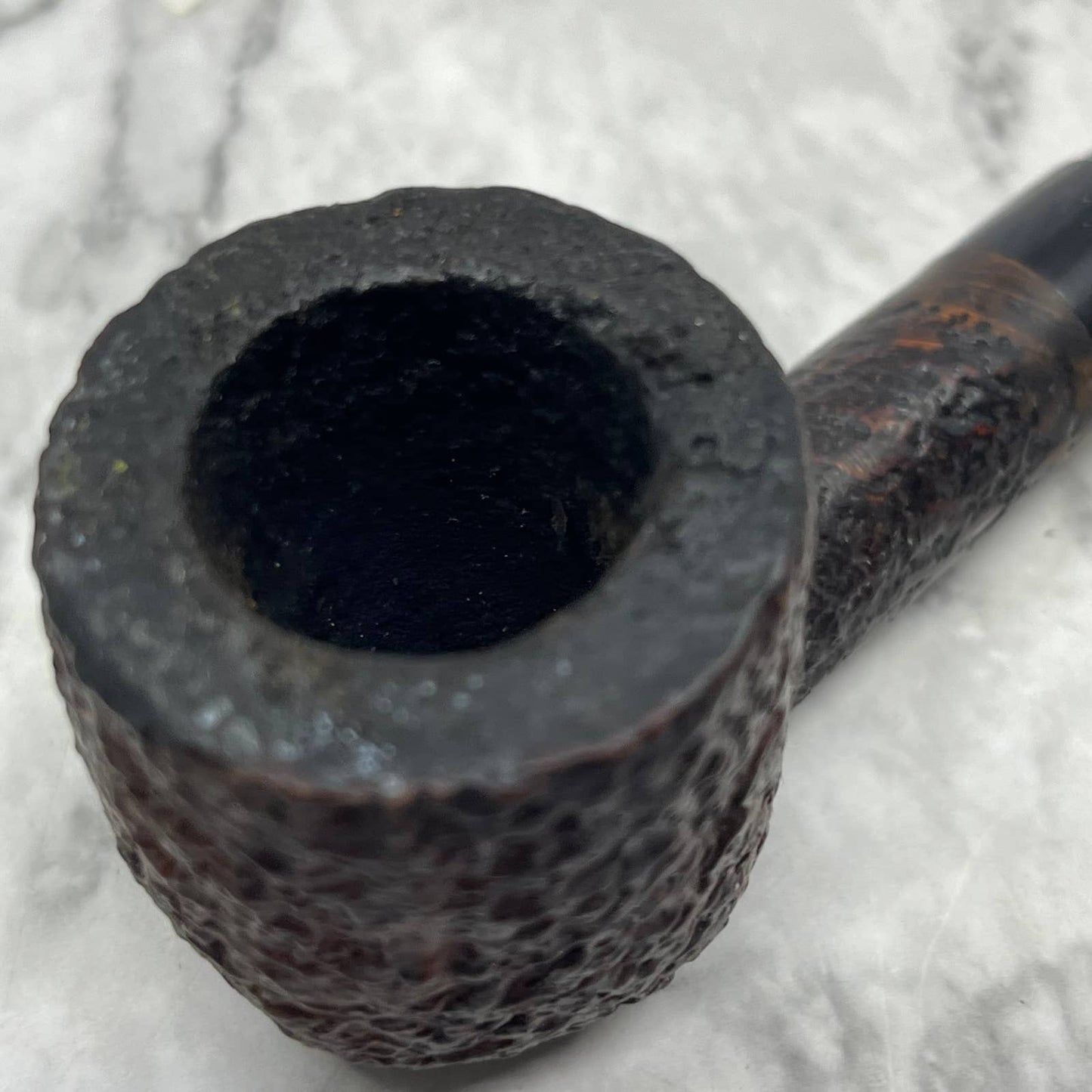 Vintage Charatan's Make London Sandblasted Briar Tobacco Smoking Pipe TJ9-2