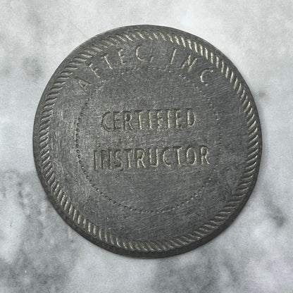 Vintage Letterpress Printers Block Plate Aftec Inc Certified Instructor SE845