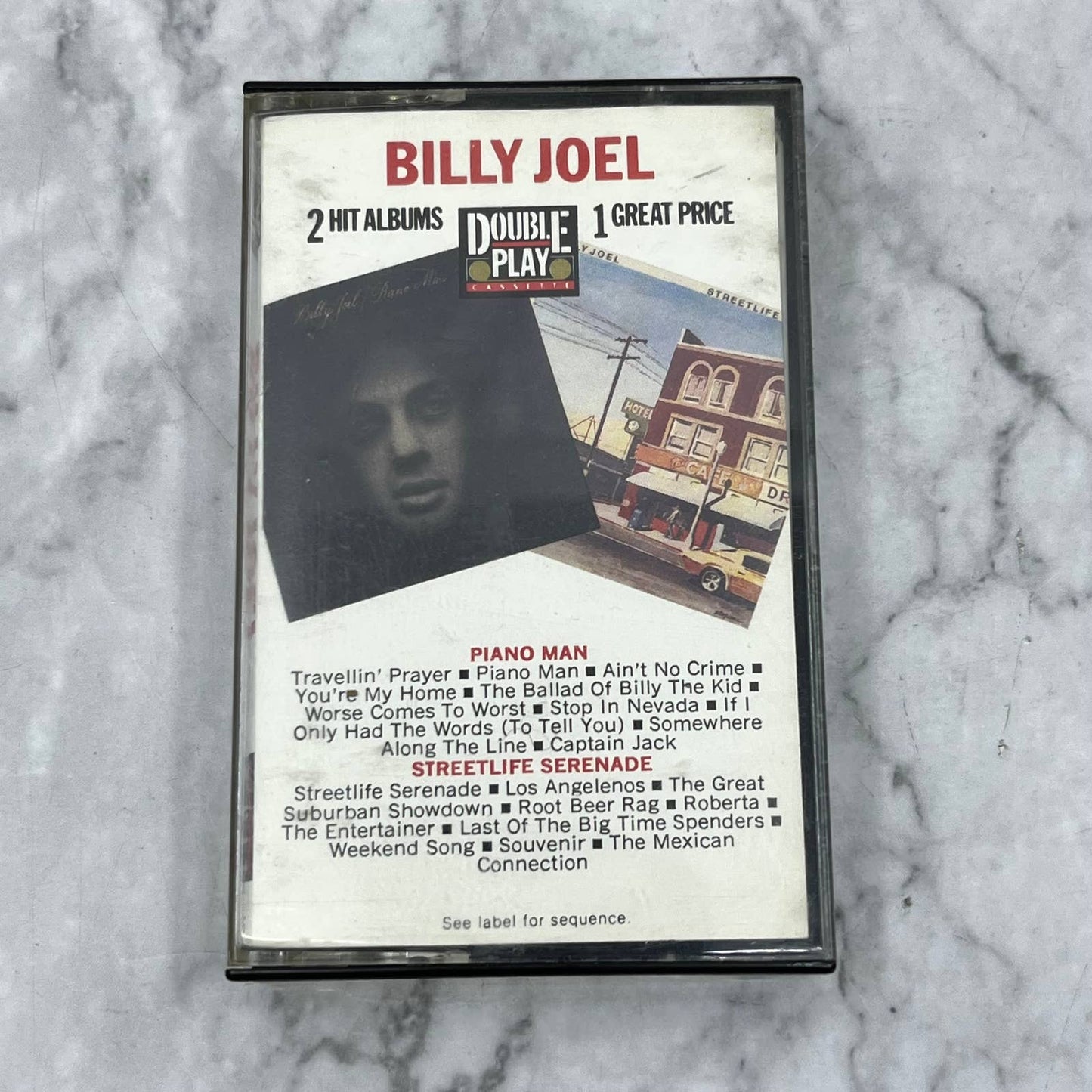 Billy Joel Piano Man / Streetlife Serenade Double Play Cassette Tape TB5-11