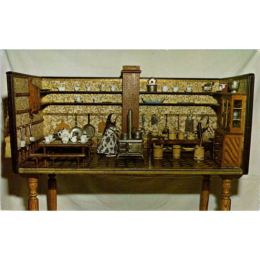 Doll House Homestead Iowa Amana Home Museum Original Postcard PB7