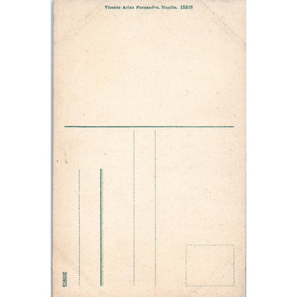 Manila Philippines San Sebastian Street View Original Postcard TK1-21