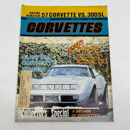 1980 March Keepin' Track of Vettes Corvette Magazine Custom Wagon TG1
