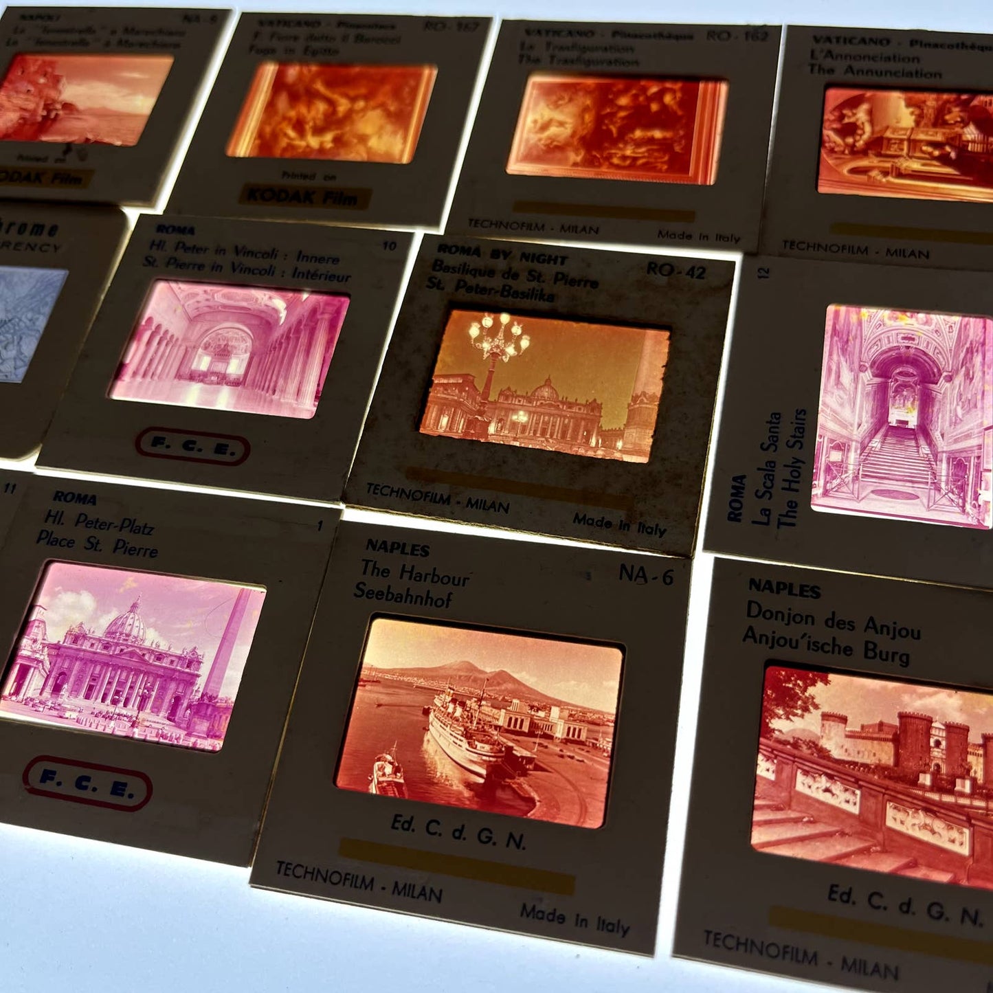 1960s Italy Travel Slide Set of 30 2x2 Slides TK2-S3-12