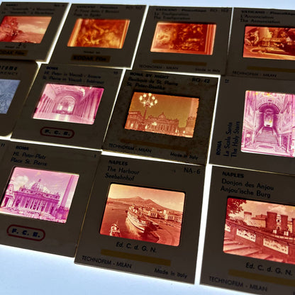 1960s Italy Travel Slide Set of 30 2x2 Slides TK2-S3-12