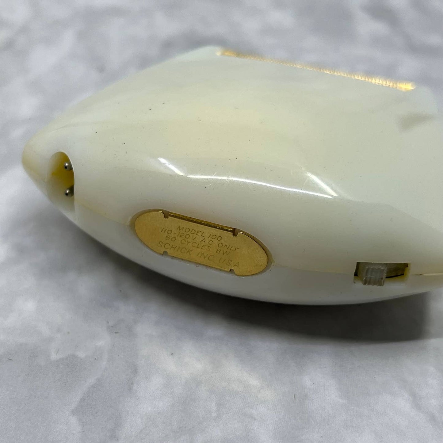 1960s Lady Schick The Crown Jewel Rhinestone Filagree Electric Shaver WORKS TF6