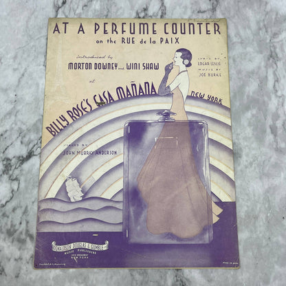 At a Perfume Counter on the Rue de la Paix 1938 Sheet Music TK2-SM3