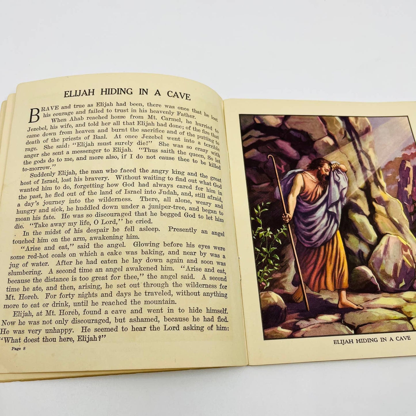 c1920 Art Nouveau Childhood Bible Stories - Daring to Do Right TD5