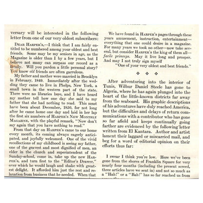 A Copy of Harper's Magazine Reaches Mongolia - 1921 Original Photograph TJ7-S