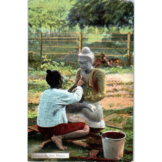Burmese Idol Maker Original Postcard P3-3