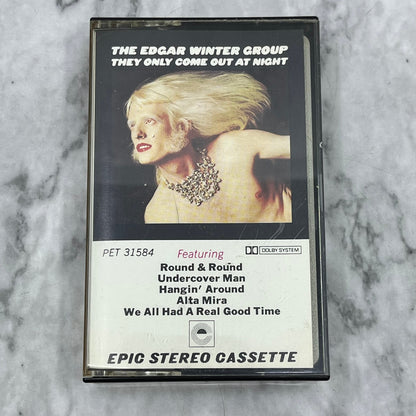 They Only Come Out at Night by Edgar Winter Group Cassette Tape TH9-T1