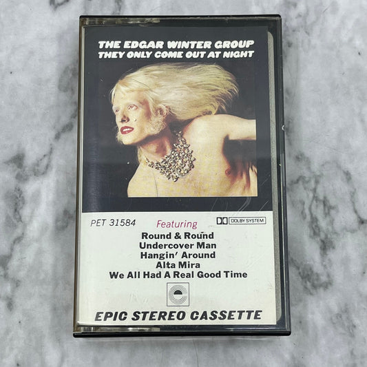 They Only Come Out at Night by Edgar Winter Group Cassette Tape TH9-T1