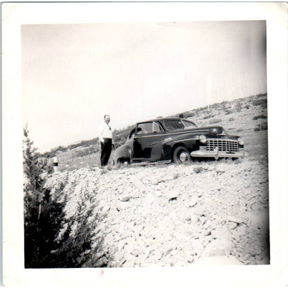 1940s Photograph Dodge Deluxe Custom Sedan 3.5" SE5