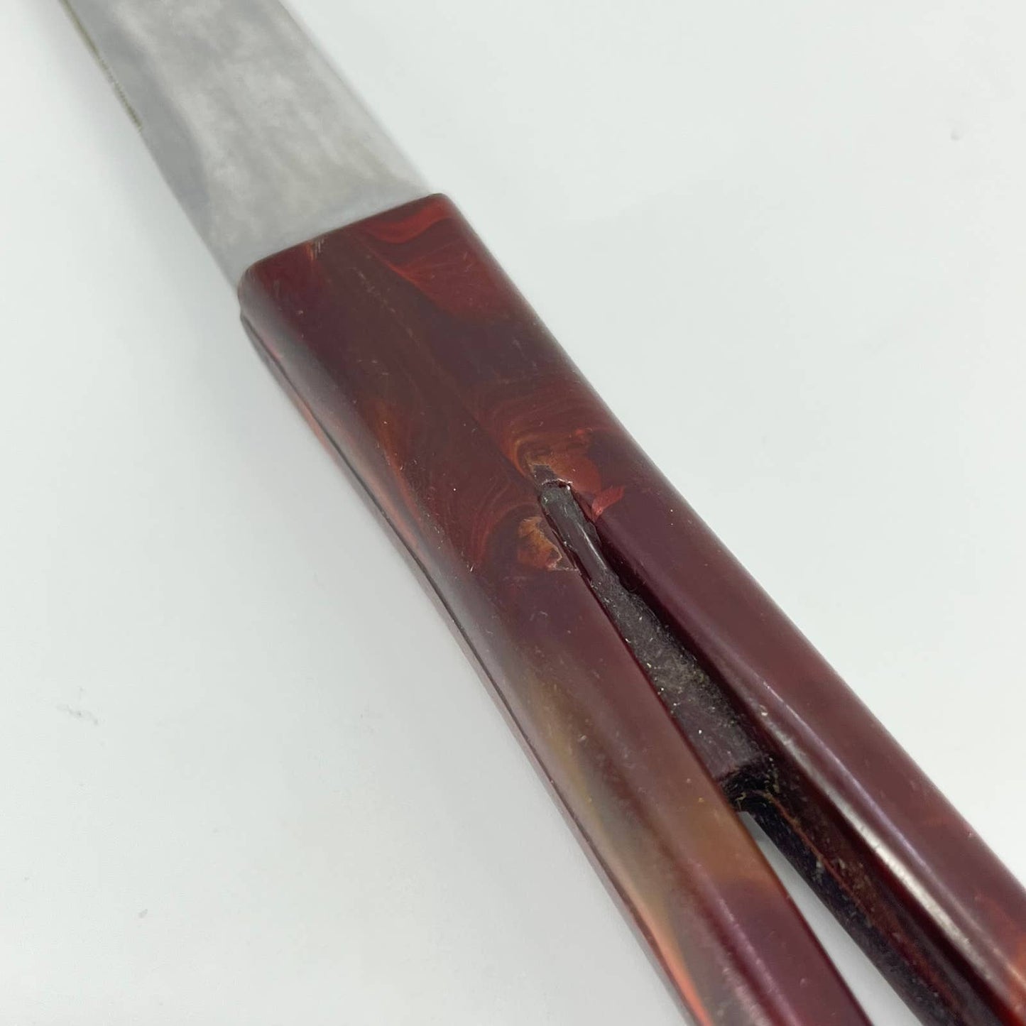 Vintage Stanley Stanhome Bakelite Large Kitchen Bread Slicer Knife 14.5” TE1