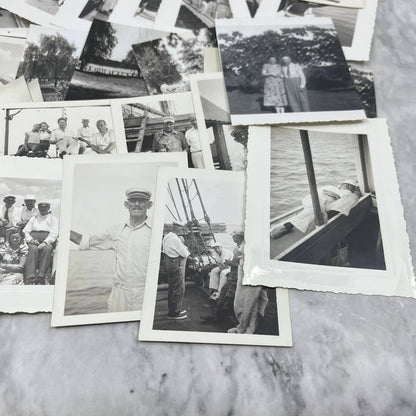 1930s Photos & Negatives of White Stone VA Fishing Trip Cap’n Roberts TJ9-PG1