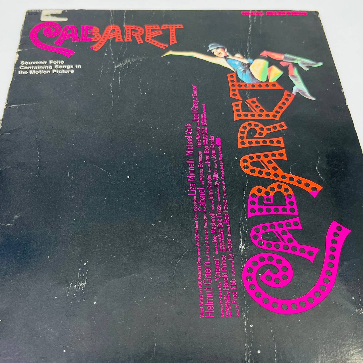 1972 Cabaret Souvenir Folio Sheet Music Book M1