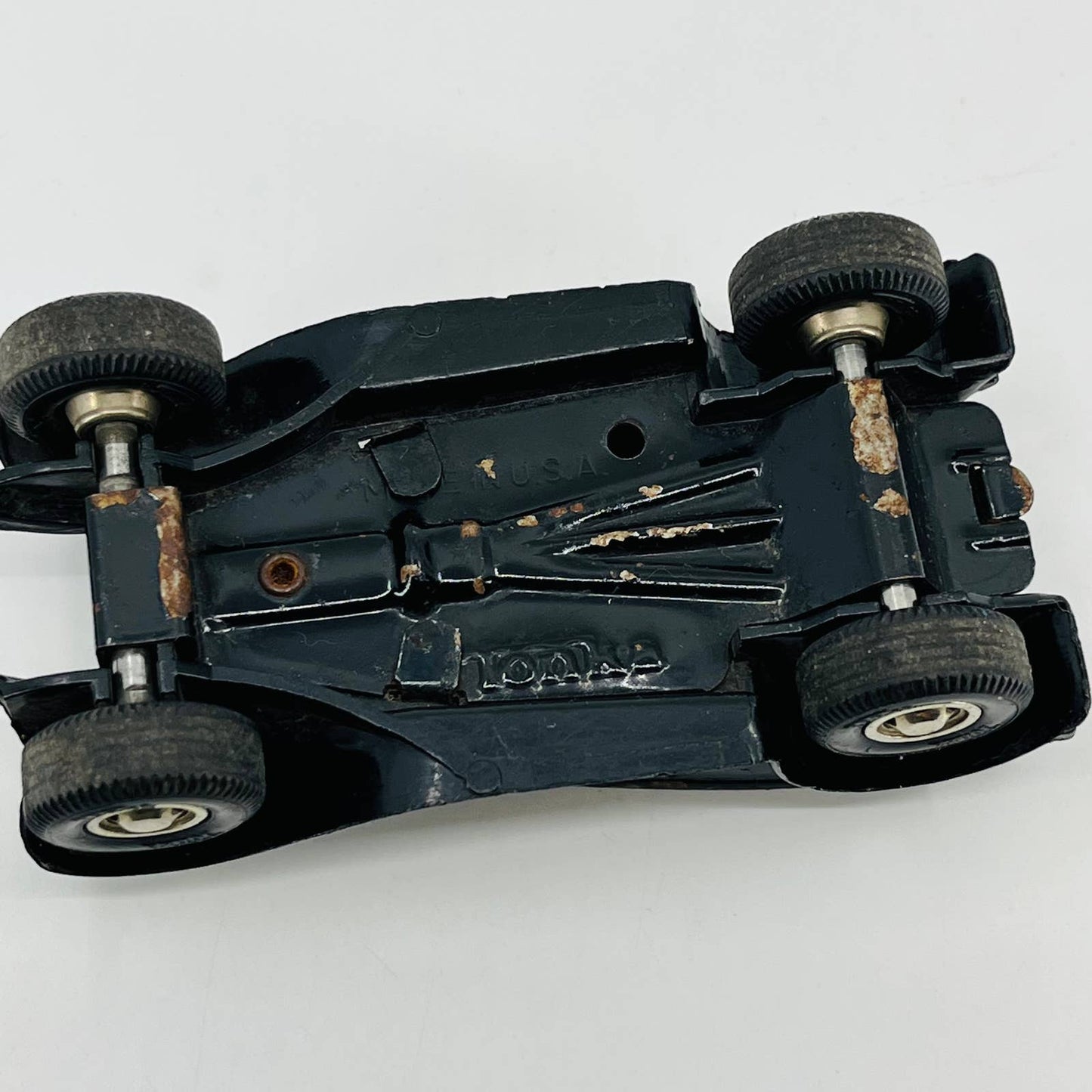 1970’s Tiny TONKA Metal Black RAT-A-TAT-TAT 1930’s Ford Roadster NO ROOF TB6