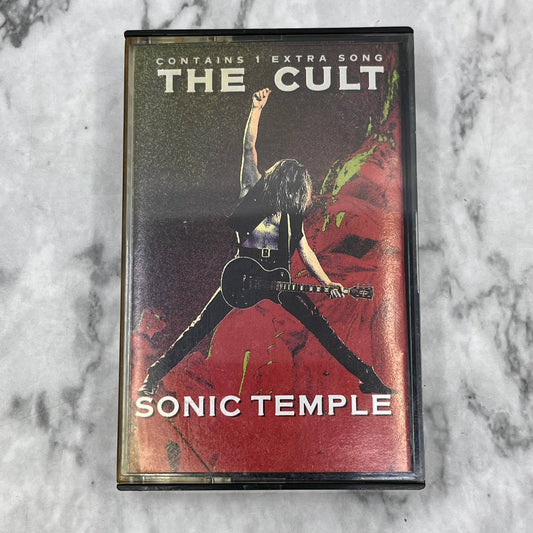 THE CULT SONIC TEMPLE 1989 Hard Rock Rare Cassette Tape￼ TC7-45