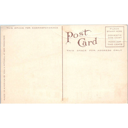 Antique Postcard Seattle Labor Temple Seattle Washington TD9