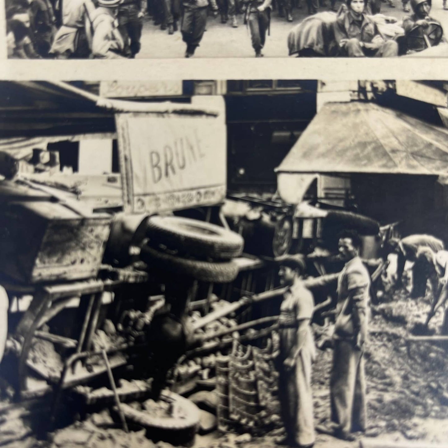 1944 WWII Lot 18 Liberation Of Paris Real Photo Postcards RPPC TG2