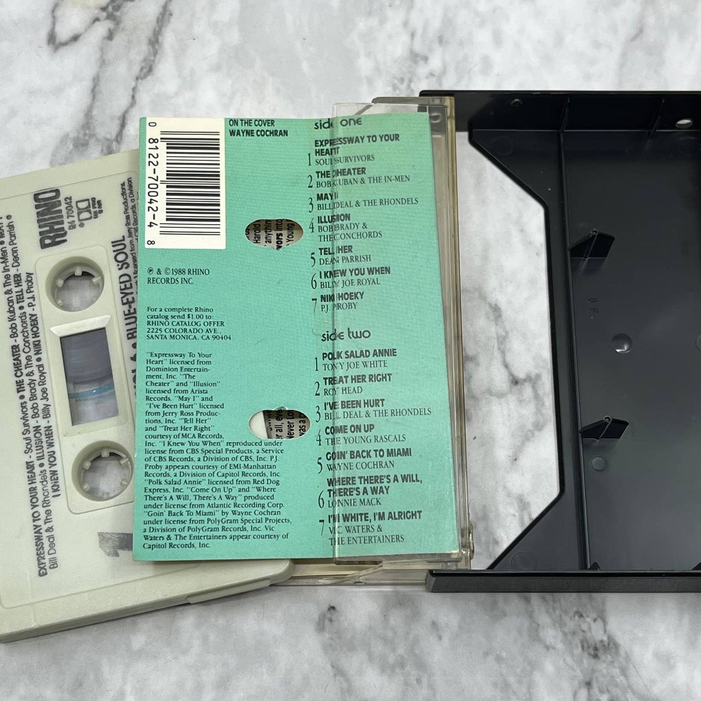 Soul Shots Volume 6 Blue Eyed Soul Cassette Tape TJ6-75