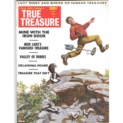 Long John Latham's Treasure Magazine - Gold Mining Metal Detecting June 1969 M5