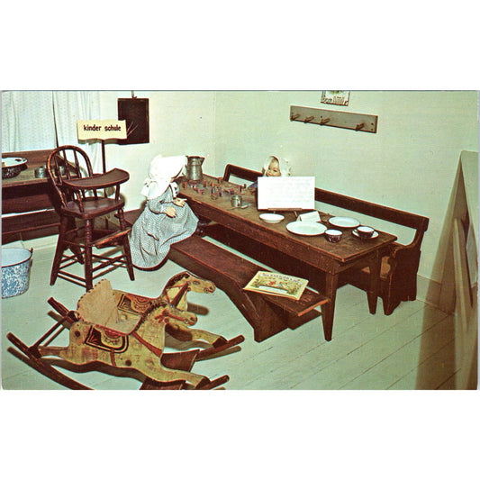 Kinderschule - Museum of Amana History Amana Iowa Original Postcard PB9