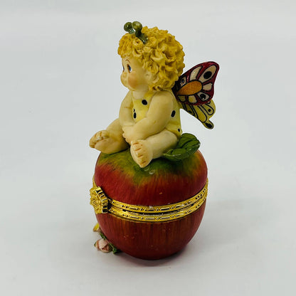 Dreamsicles "Red Apple" Hinged Trinket Box Figure 11485 TD2