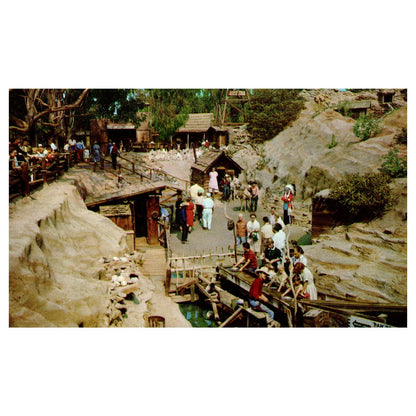Vintage Postcard The Gold Mine Ghost Town Knott's Berry Farm Buena Park CA TJ7-1